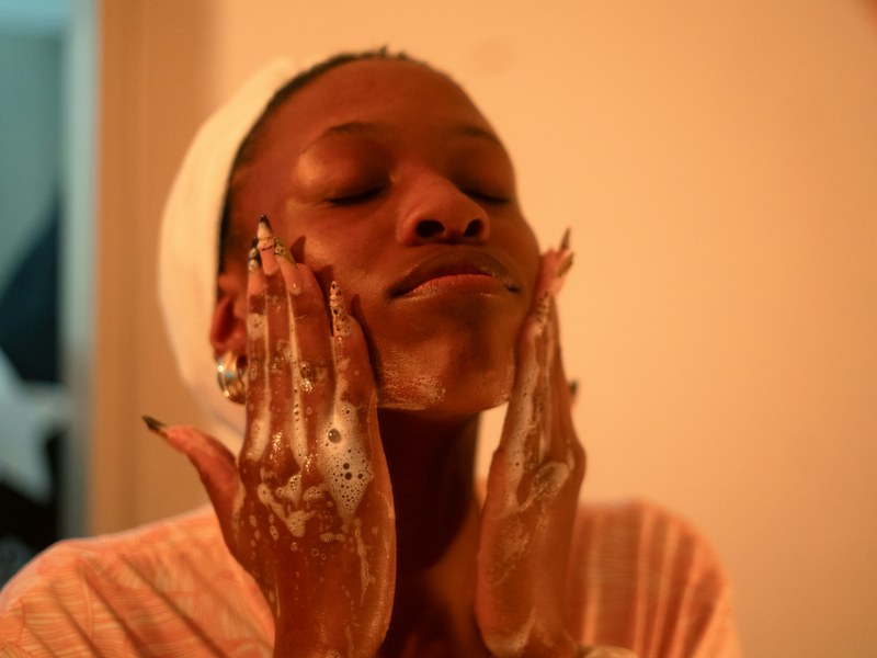 Gentle cleansing for combination skin