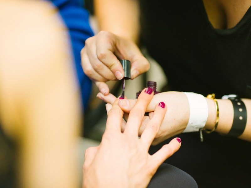 Gentle manicure and cuticle care
